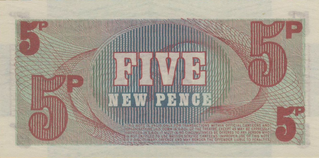 Great Britain 5 1972 UNC P-M47